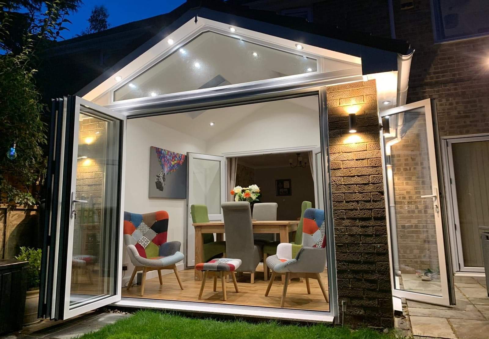 Exterior and Interior of a conservatory in Ashford
